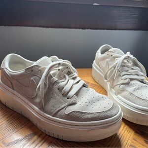 White Suede Sneakers